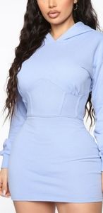 FASHION NOVA DRESS WITH HOOD SIZE XL